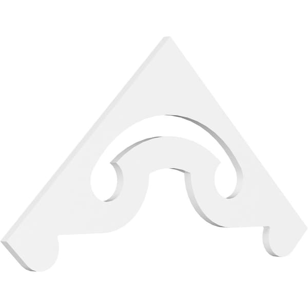 Ekena Millwork Pitch Northwest Architectural Grade PVC Gable Pediment, 48"W x 22"H x 1"P (11/12) GPP048X022X100NOR - main